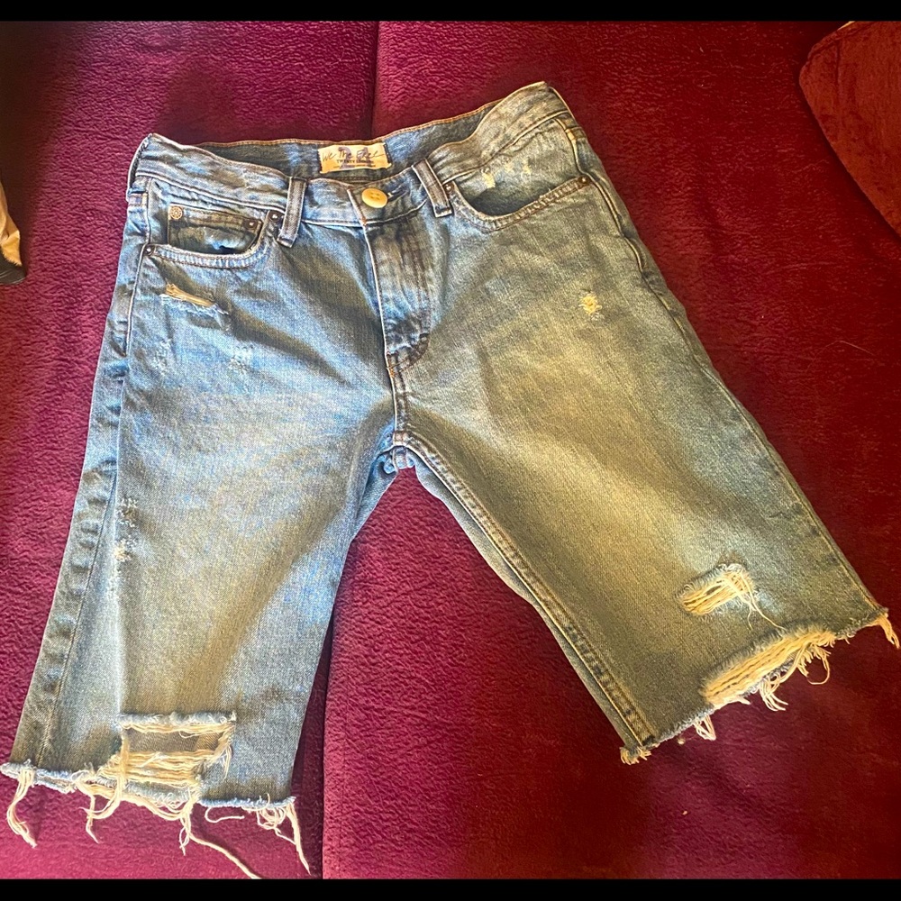 Free People 24 Caroline Bermuda Cutoffs